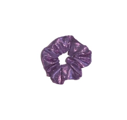 Violet shimmer scrunchie